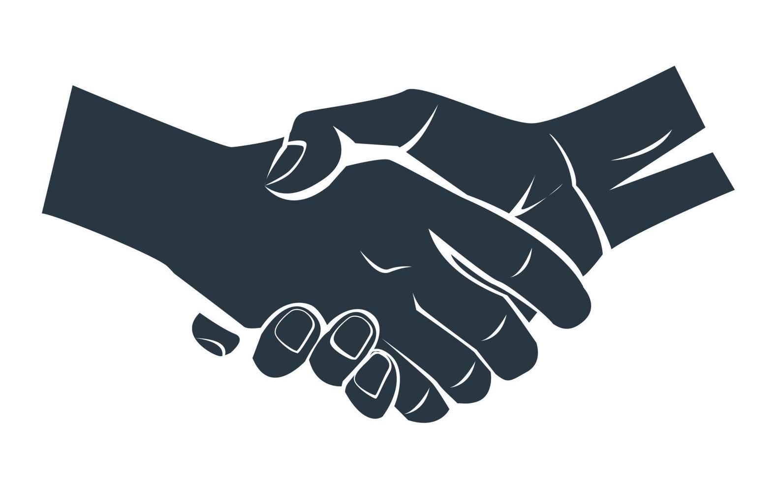 handshake illustration design vector