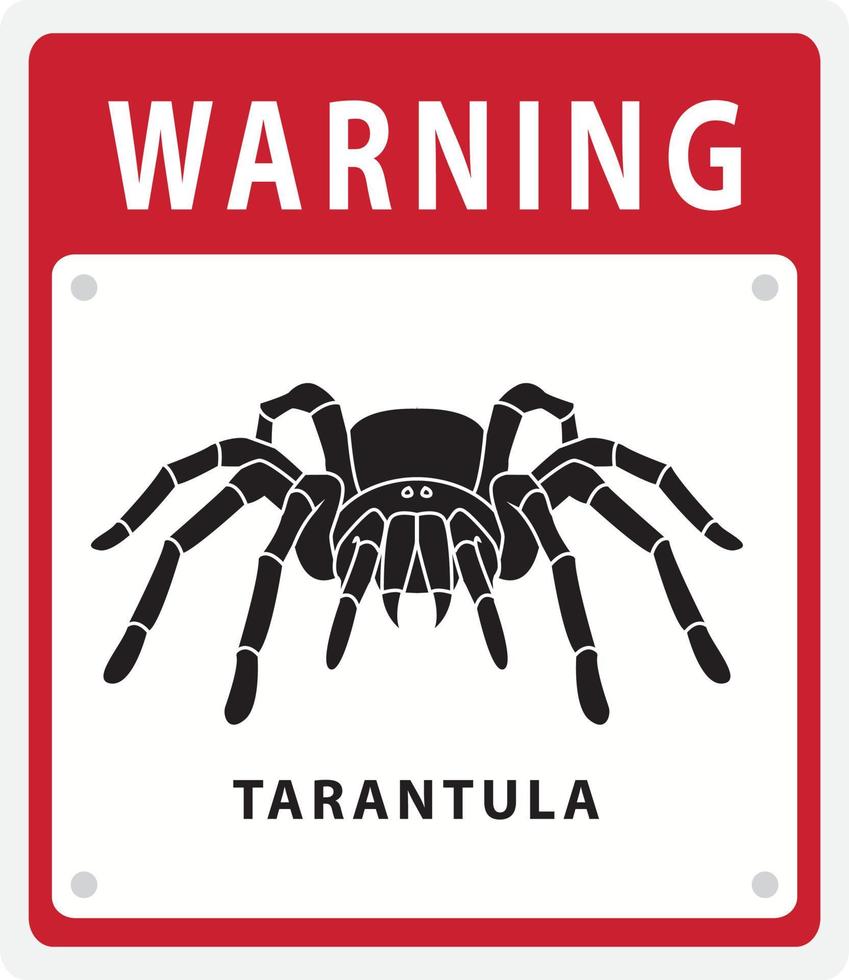 ilustración de diseño de tarántula de araña vector