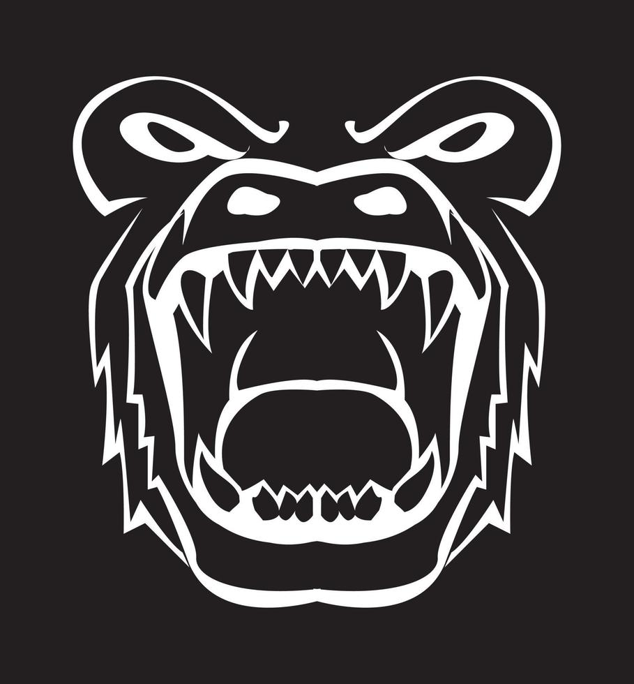 great ape illustration vector