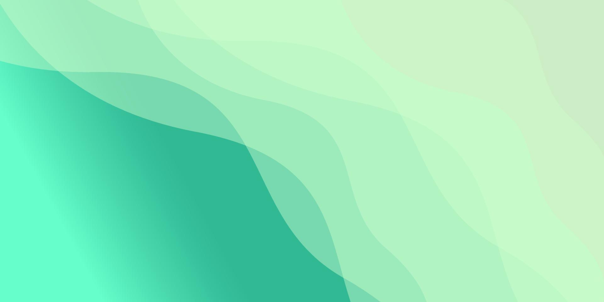 fondo ondulado verde pastel vector