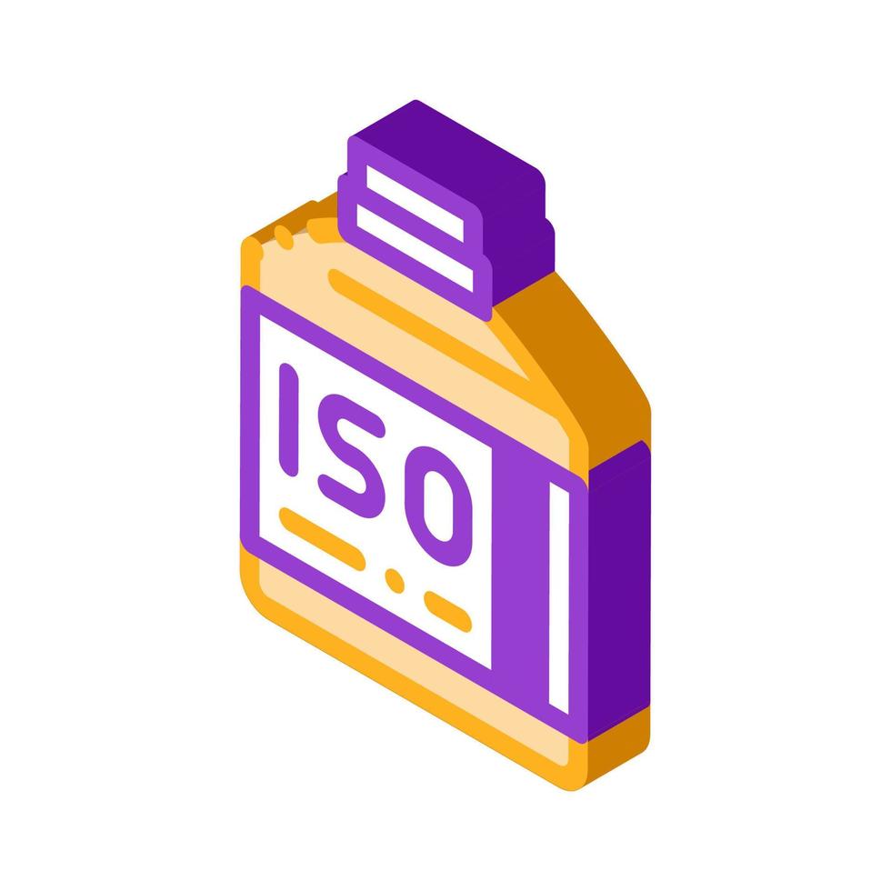 Bottle With Sport Nutrition isometric icon vector illustration