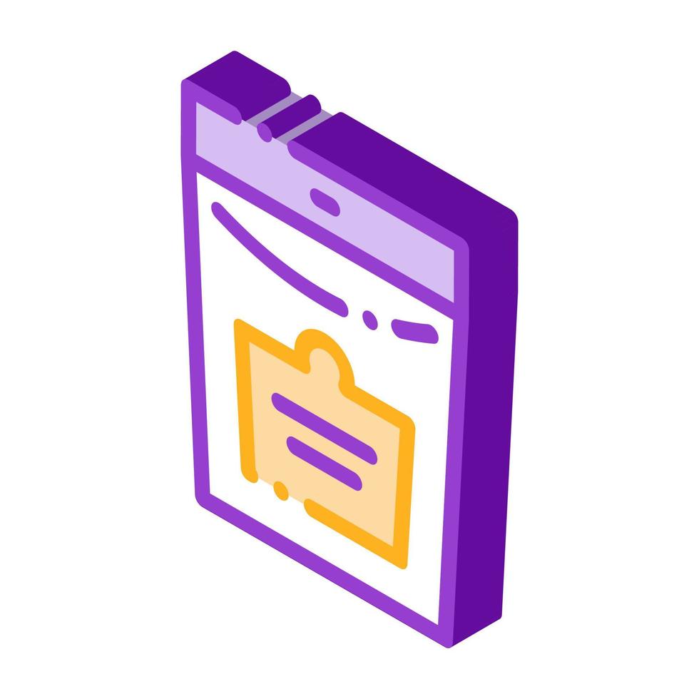 Bio Supplements Package isometric icon vector illustration