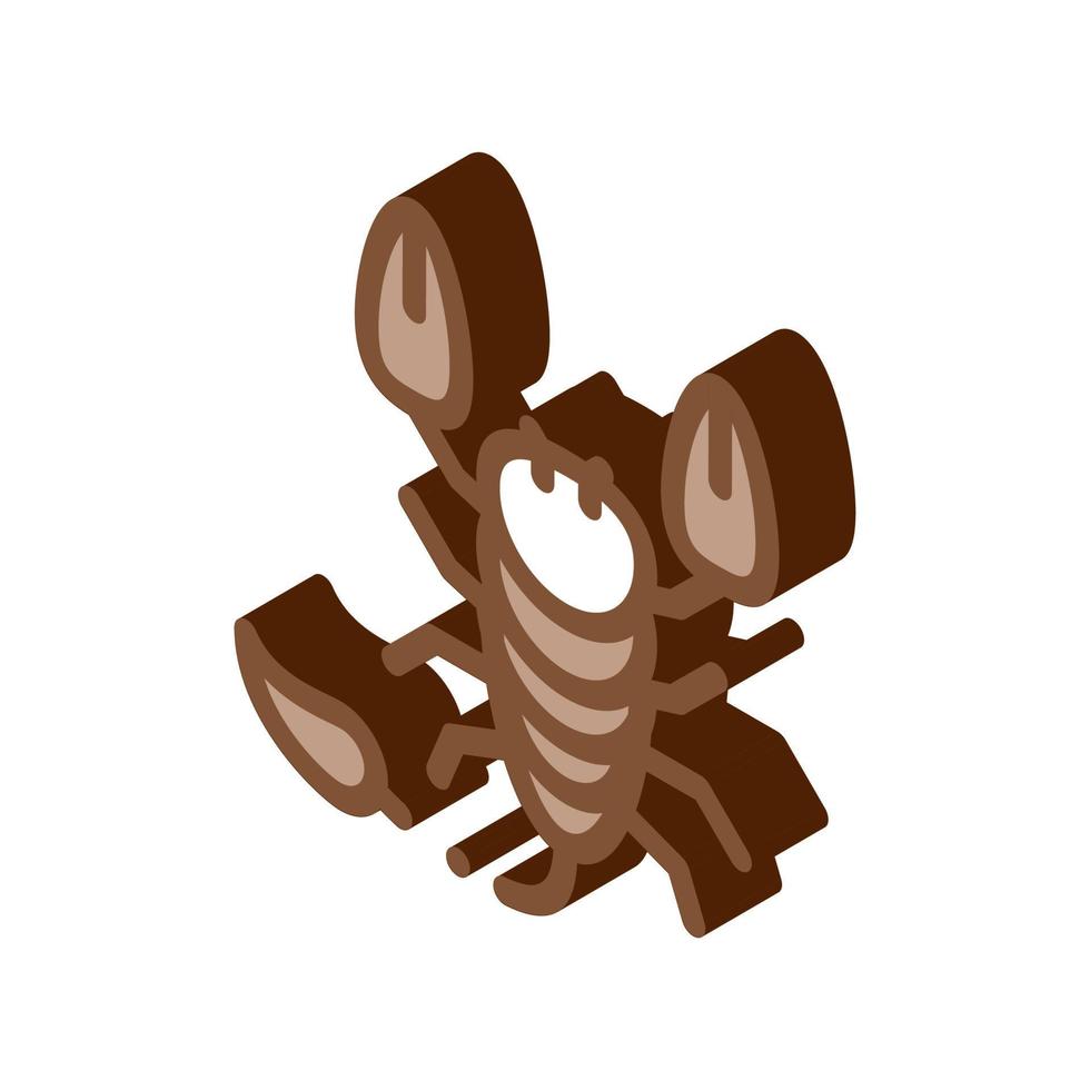 Scorpio isometric icon vector illustration