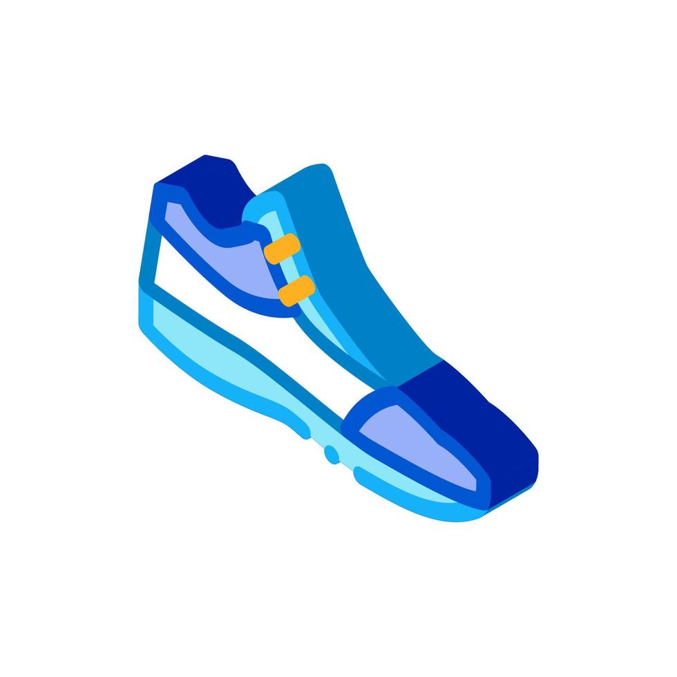 zapatillas de voleibol zapatillas icono isométrico ilustración vectorial vector