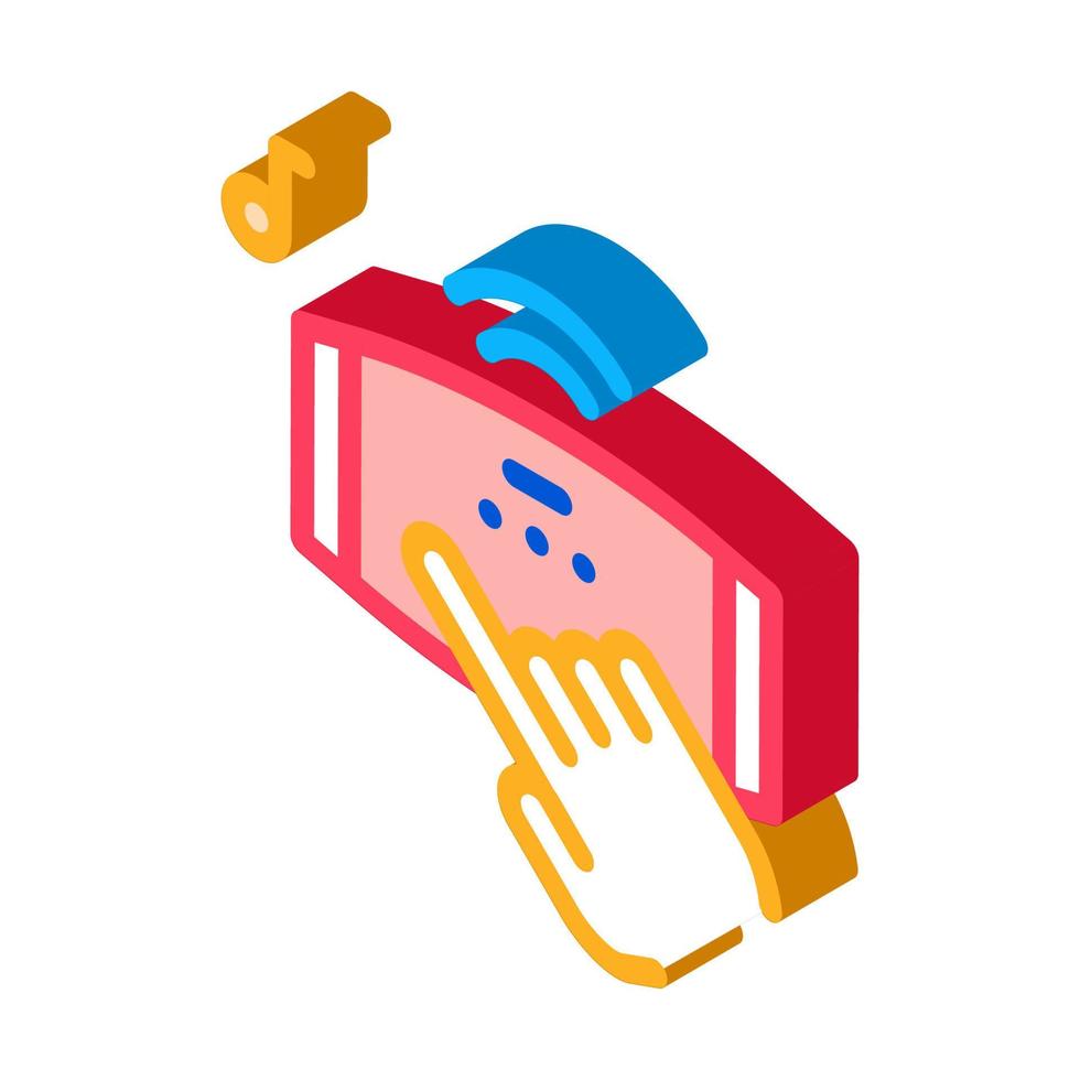 Music Device isometric icon vector illustration