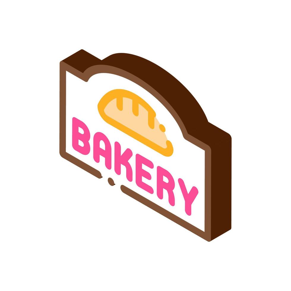 Bag Of Natural Wheat Flour isometric icon vector illustration