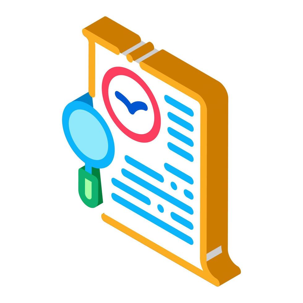 Bird Document List Research Icon Thin Line Vector