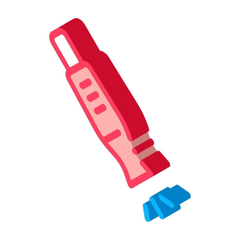 Hunting Whistle isometric icon vector illustration