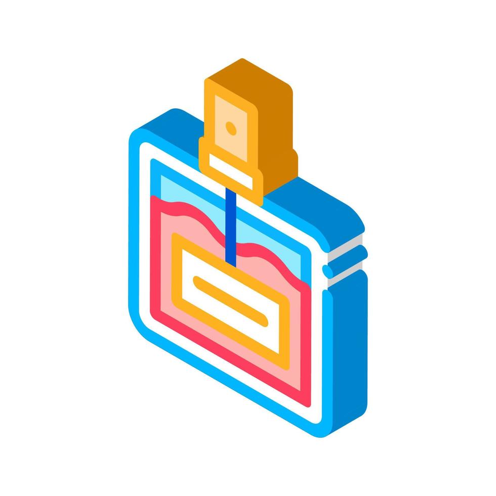 Cologne Isometric Icon Vector Illustration