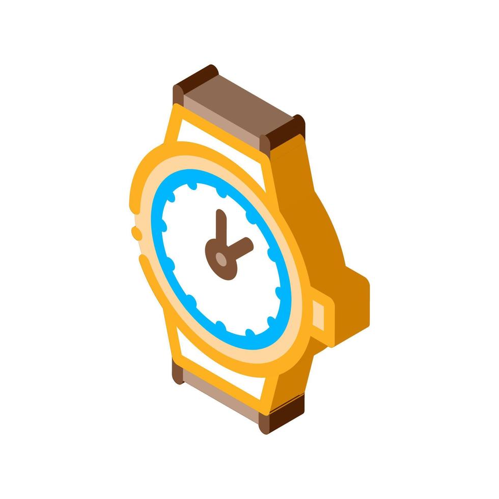 relojes suizos icono isométrico ilustración vectorial vector