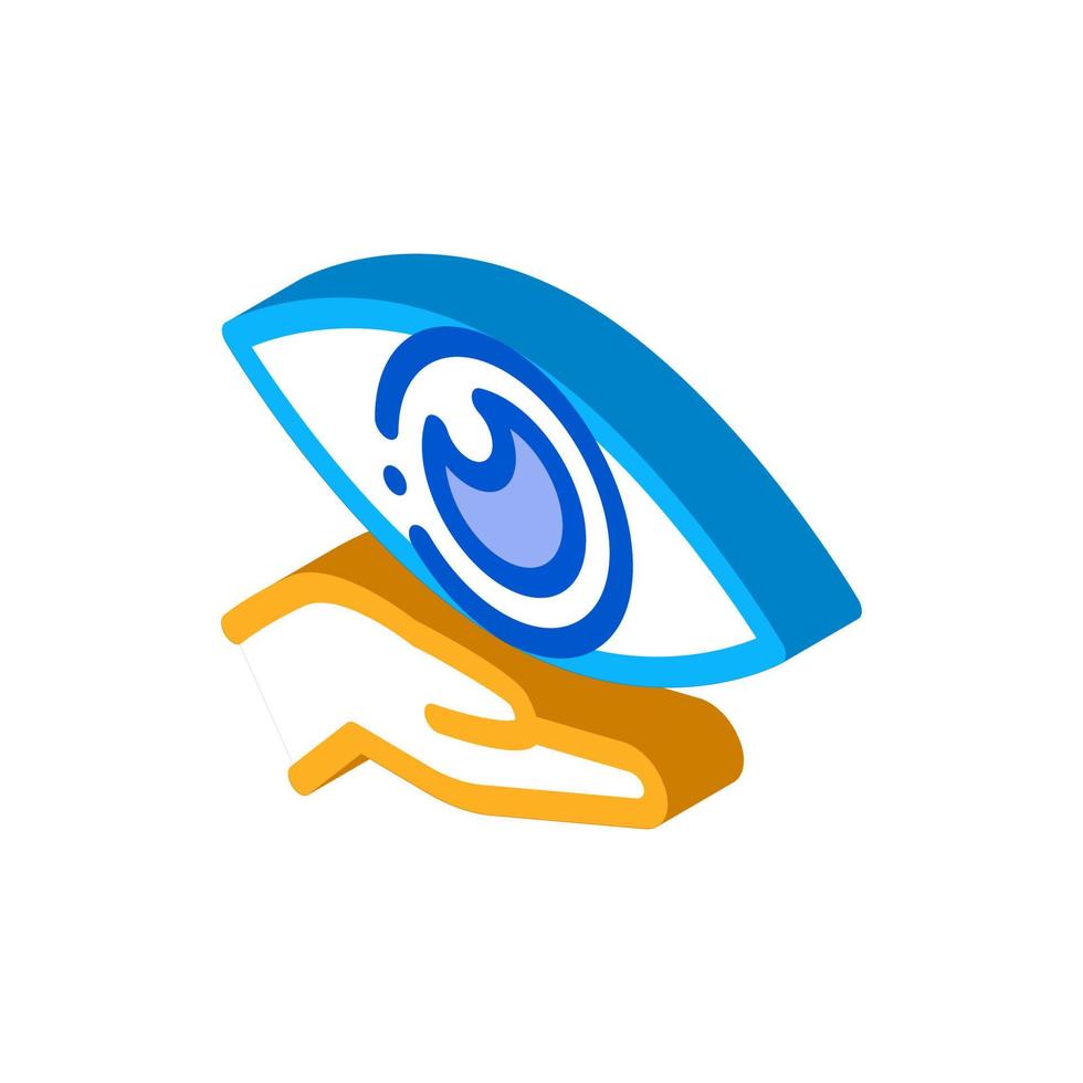 Vision Support Isometric Icon Vector Illustration