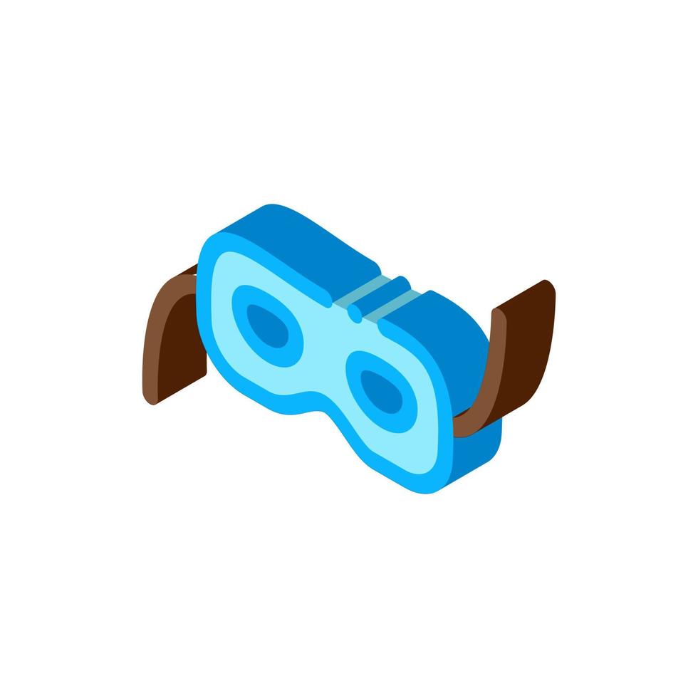 Mask Isometric Icon Vector Illustration