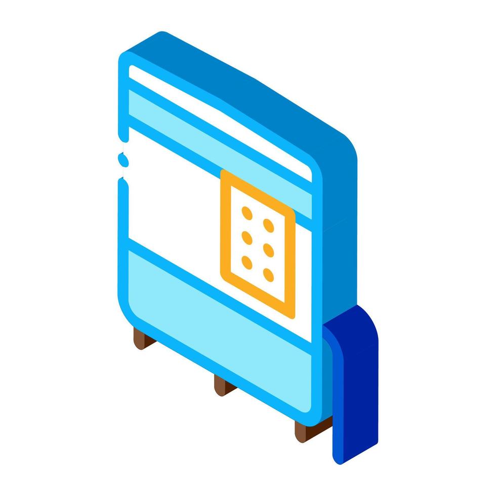 closed oven with timer isometric icon vector illustration