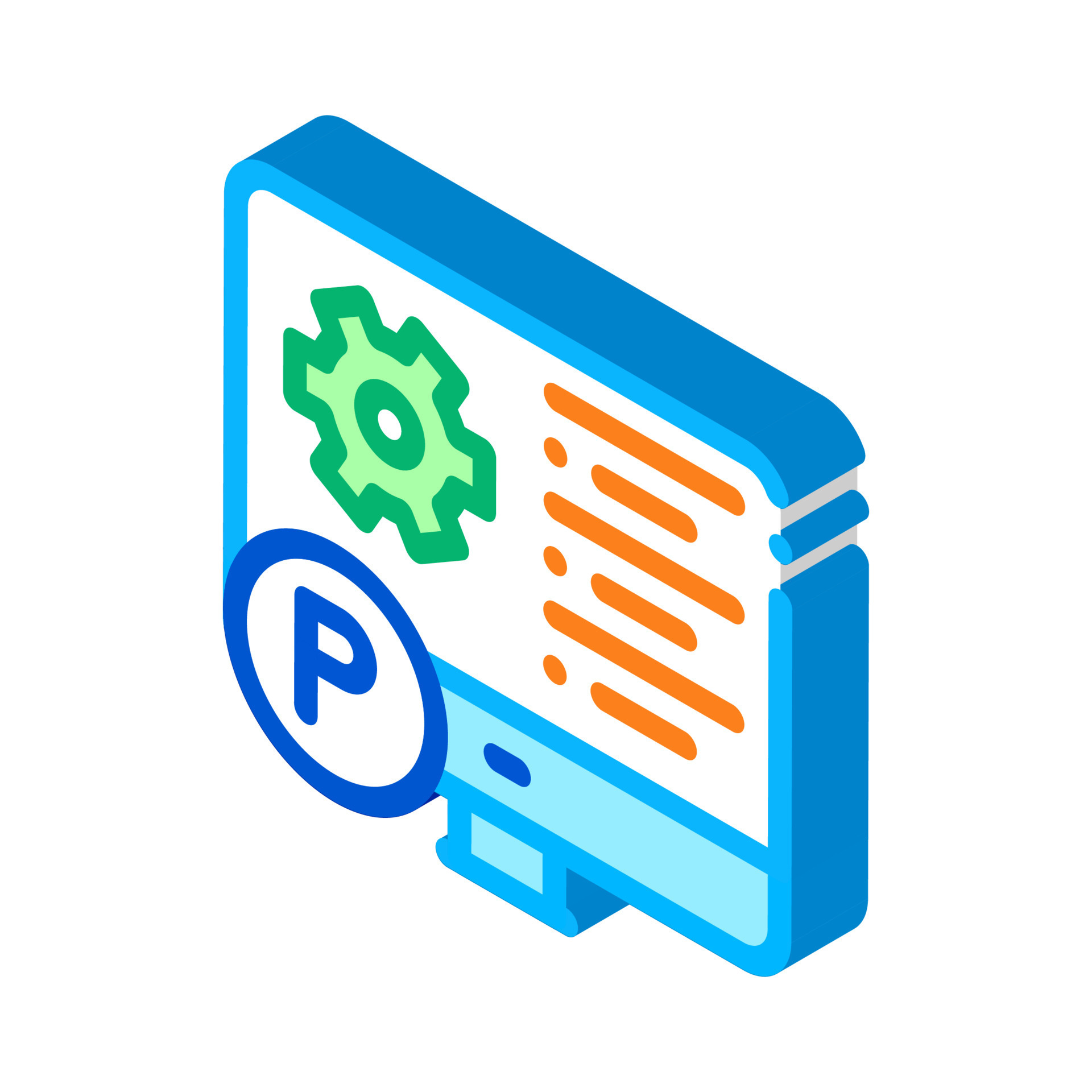 software process isometric icon vector illustration 19474147 Vector Art ...