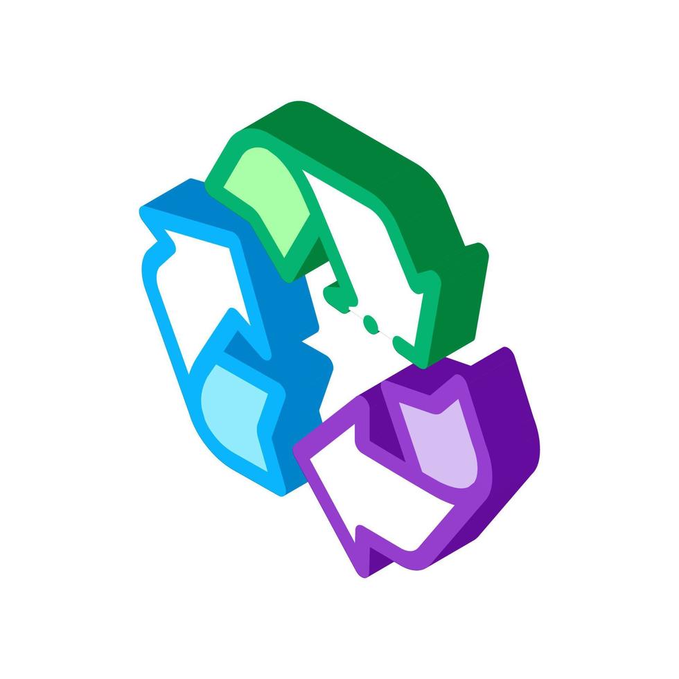environmental industry icon isometric icon vector illustration