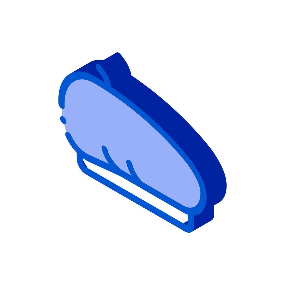 cap headdress isometric icon vector illustration