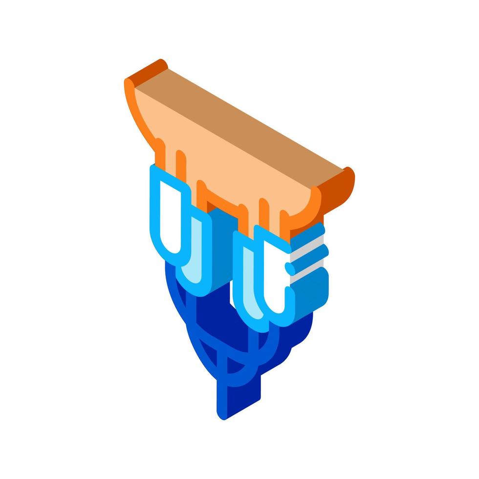 farm milking machine isometric icon vector illustration