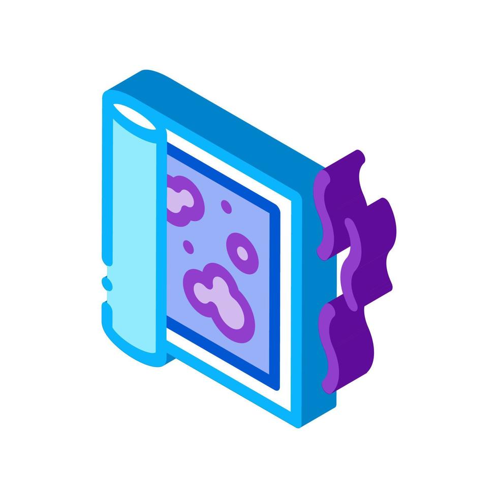 evaporation from carpet cleaning isometric icon vector illustration