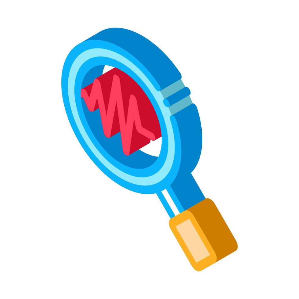 study earthquake isometric icon vector illustration