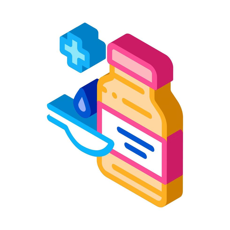 baby medical document isometric icon vector illustration