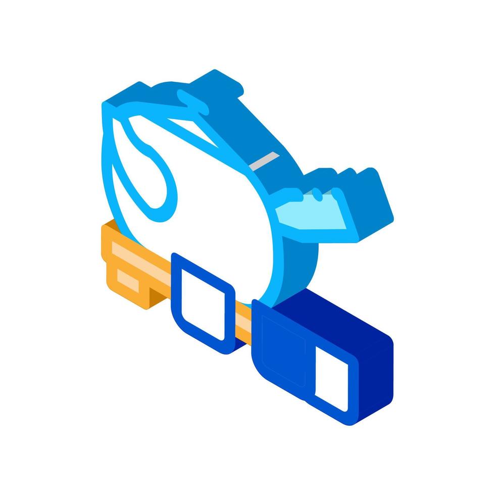 teapot with cups isometric icon vector illustration