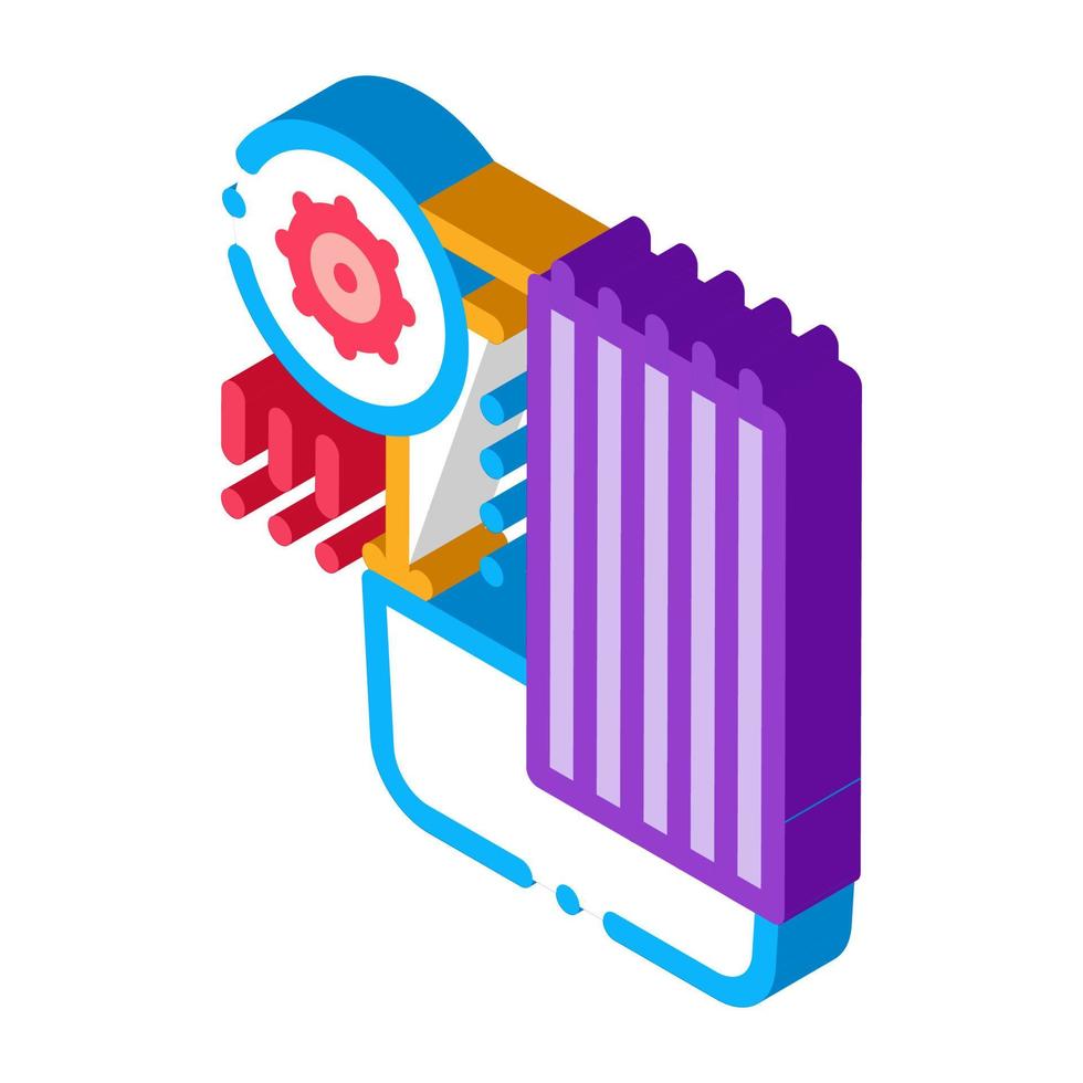 detection of sanitary problems in bathroom isometric icon vector illustration