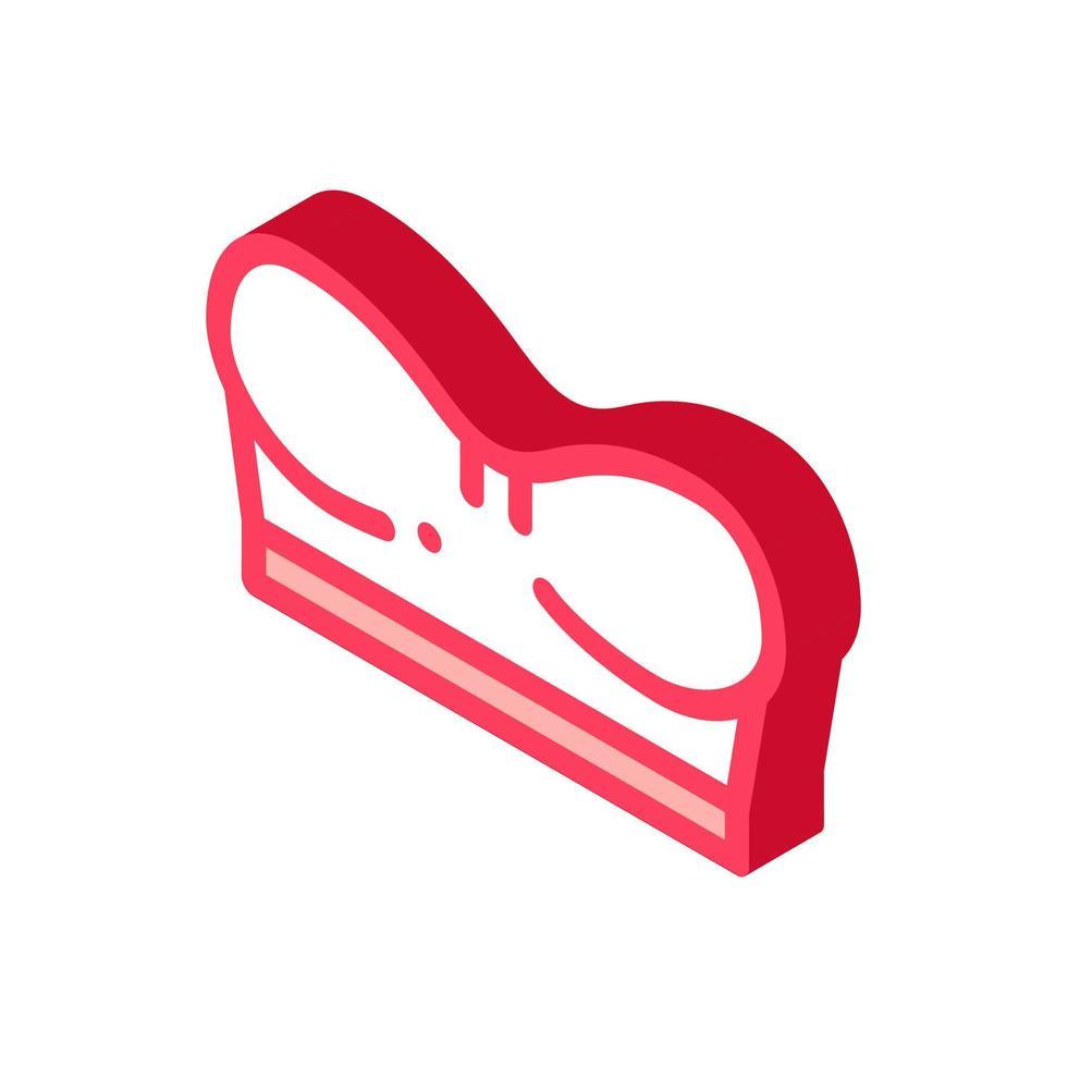 Mini Corset Bra isometric icon vector illustration