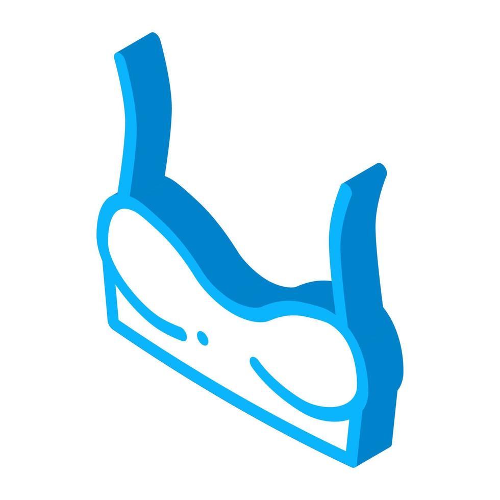 Underwire Bra isometric icon vector illustration
