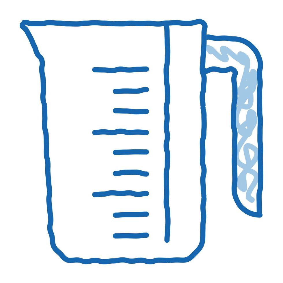 Porcelain Laundry Service Cup doodle icon hand drawn illustration vector