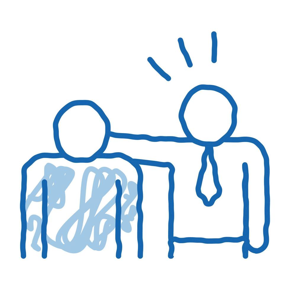 Man Pat Shoulder doodle icon hand drawn illustration 19476748 Vector Art at Vecteezy