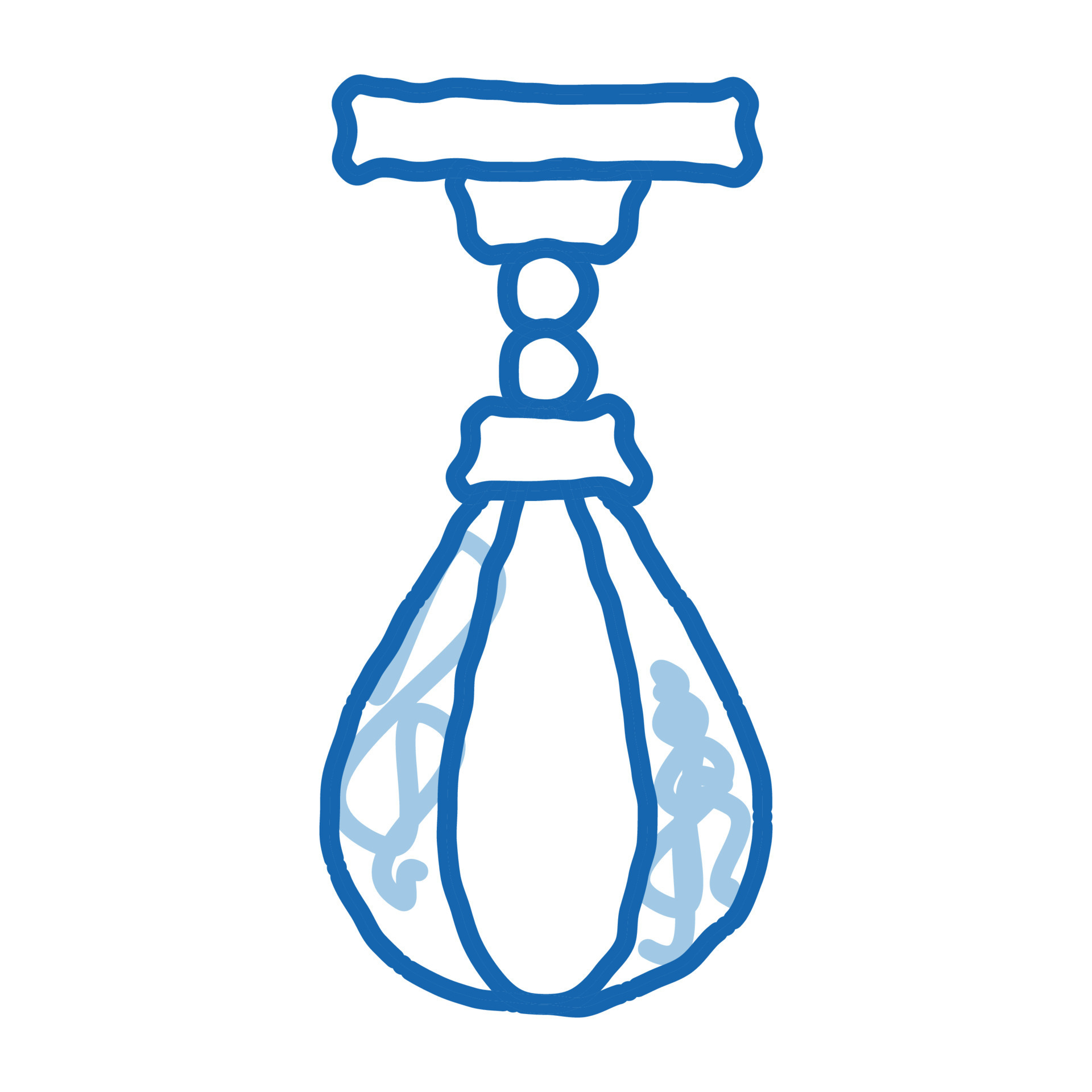 Punching Bag doodle icon hand drawn illustration 19476950 Vector Art at
