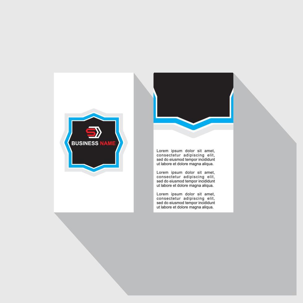 Business card design, Company profile vector