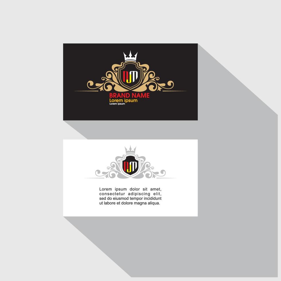 Business card design, Company profile vector