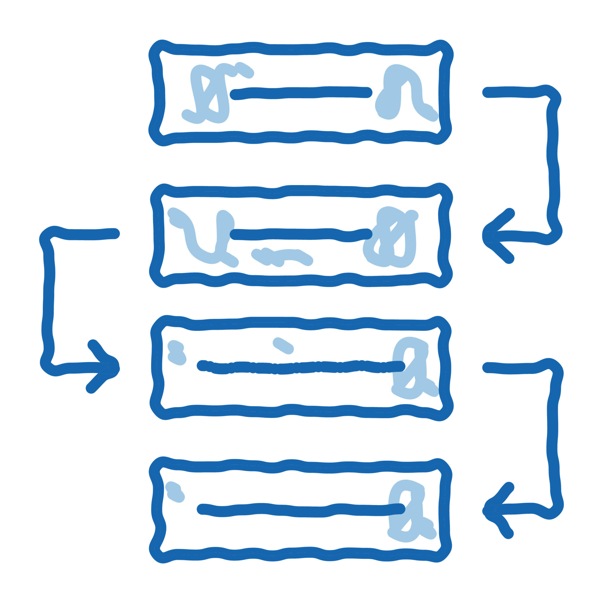 Process Plan doodle icon hand drawn illustration 19477555 Vector Art at