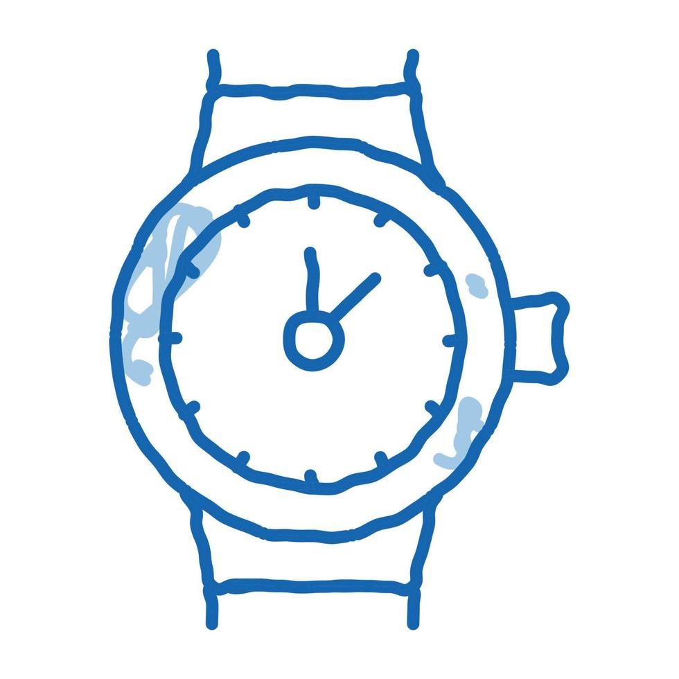 relojes suizos doodle icono dibujado a mano ilustración vector