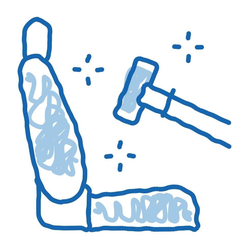 cleaning of seats in car doodle icon hand drawn illustration vector