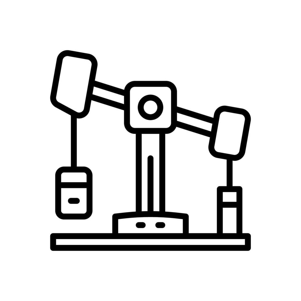 pumpjack icon for your website, mobile, presentation, and logo design. vector