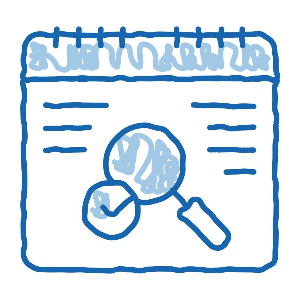 no error detection doodle icon hand drawn illustration vector