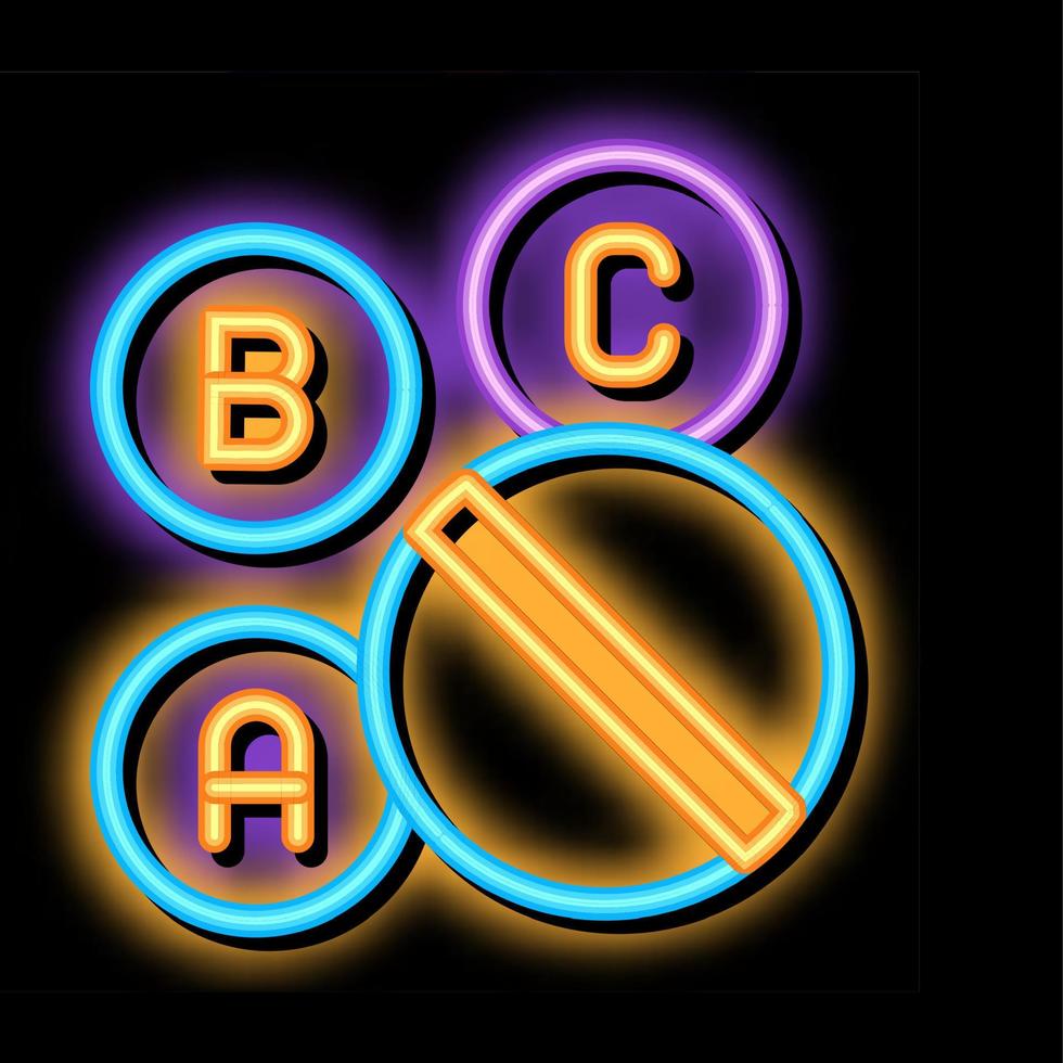 Medicine Vitamin Drugs Sport neon glow icon illustration vector