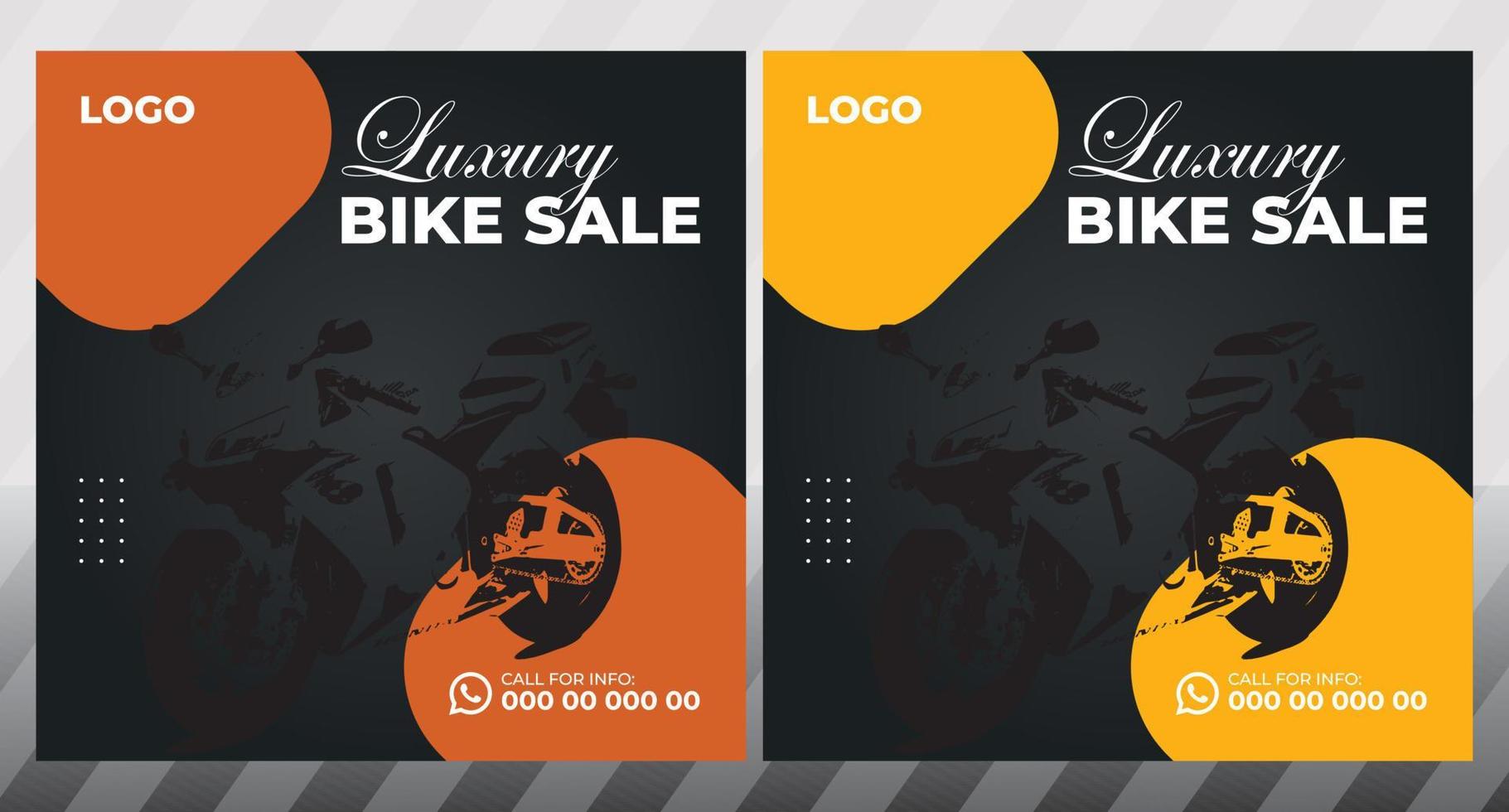 Mountain bike helth life discount poster social media template vector