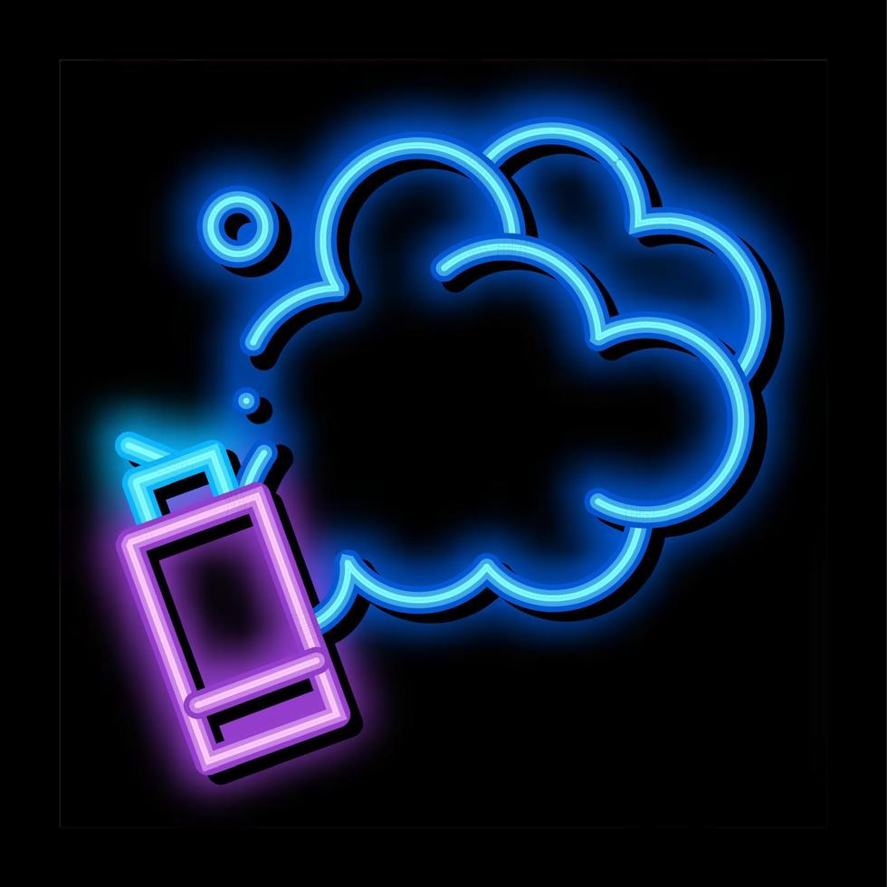 gas cans neon glow icon illustration vector