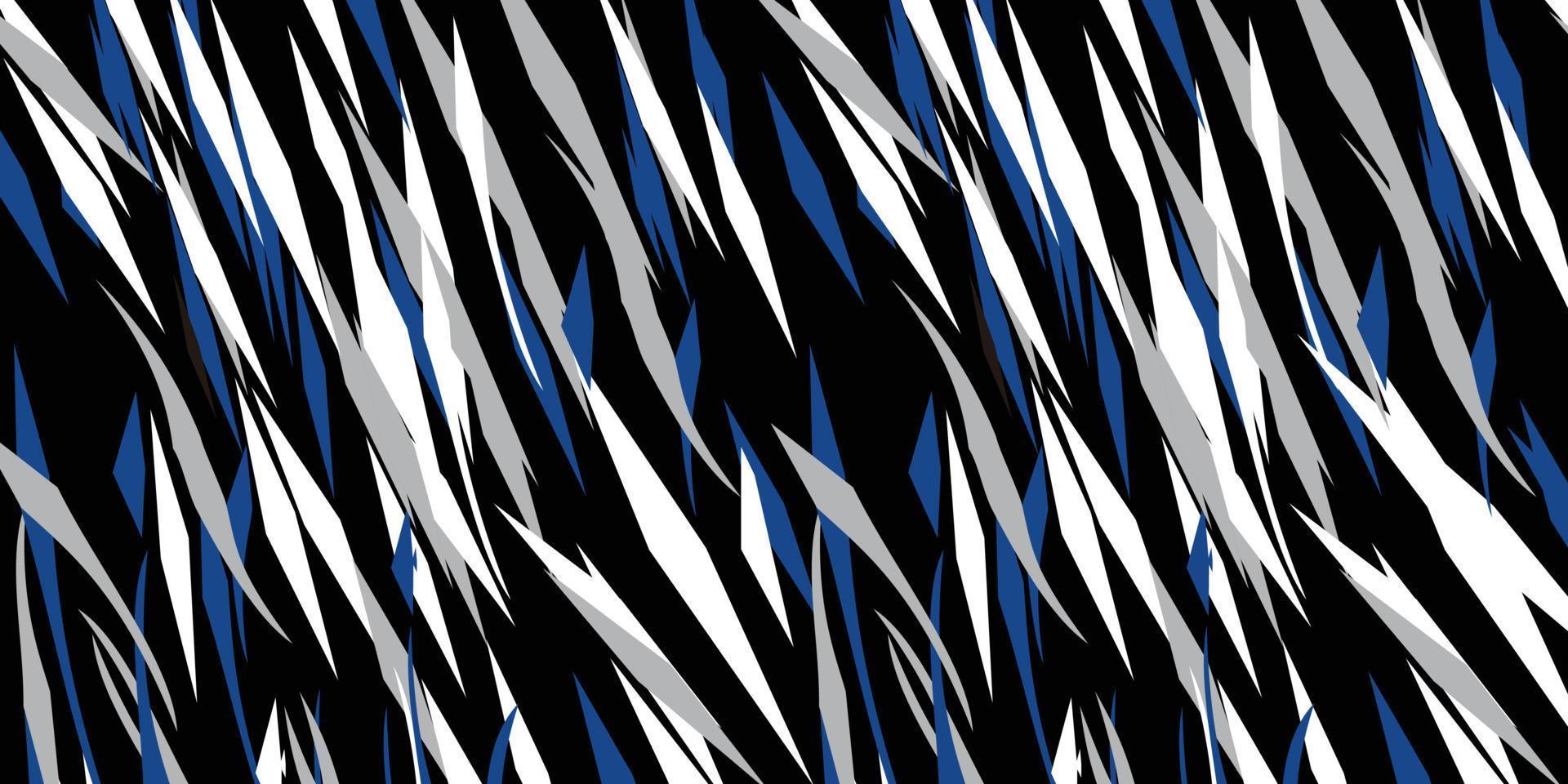 Abstract Texture with Stripes Motif blue, gray, white, and black background for Fabric, Cloth, Paper Trendy Vector Background.