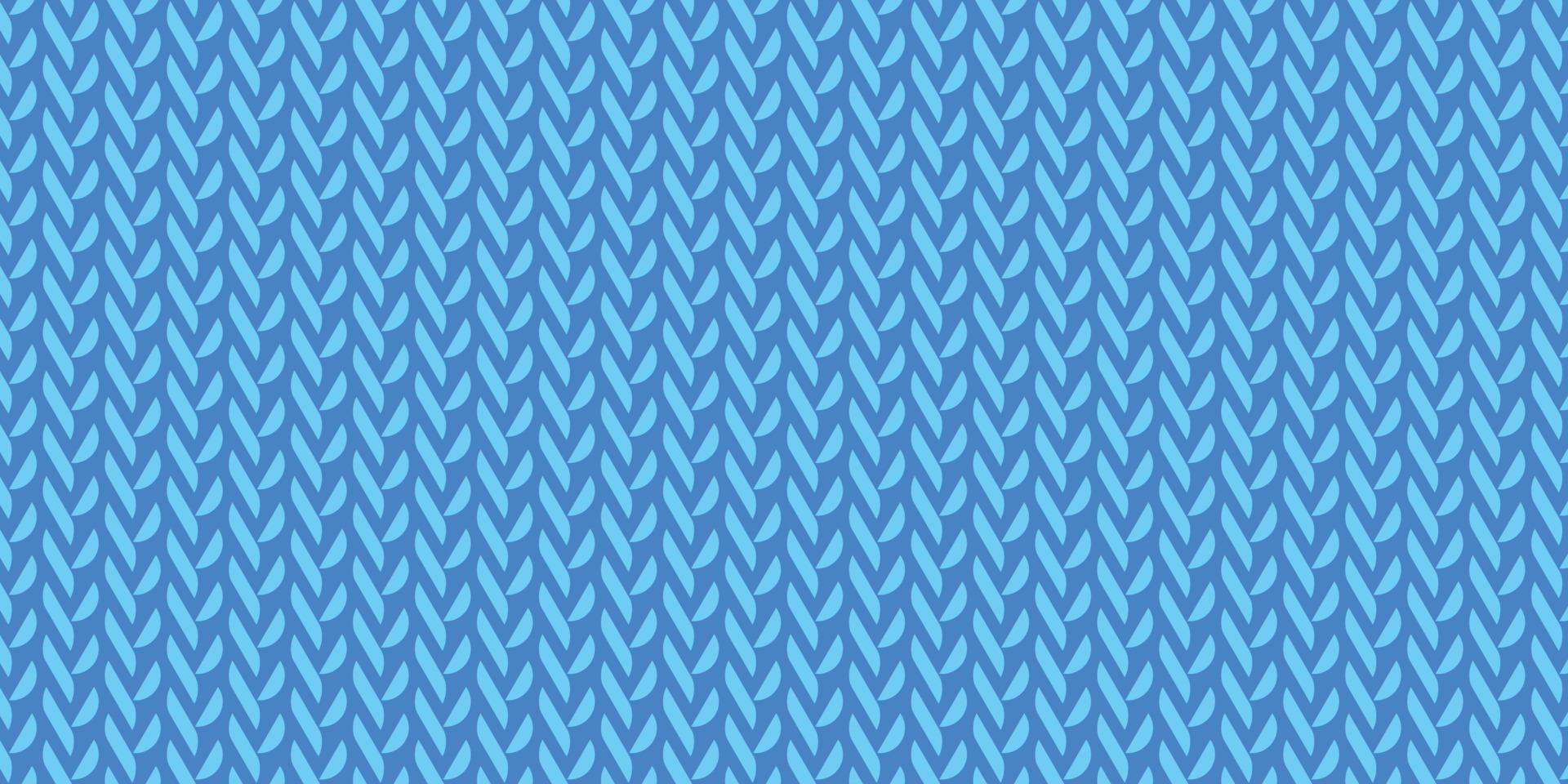 Watercolor seamless knitted blue pattern. Abstract modern background, illustration. Template for textile, wallpaper, wrapping paper, etc. vector