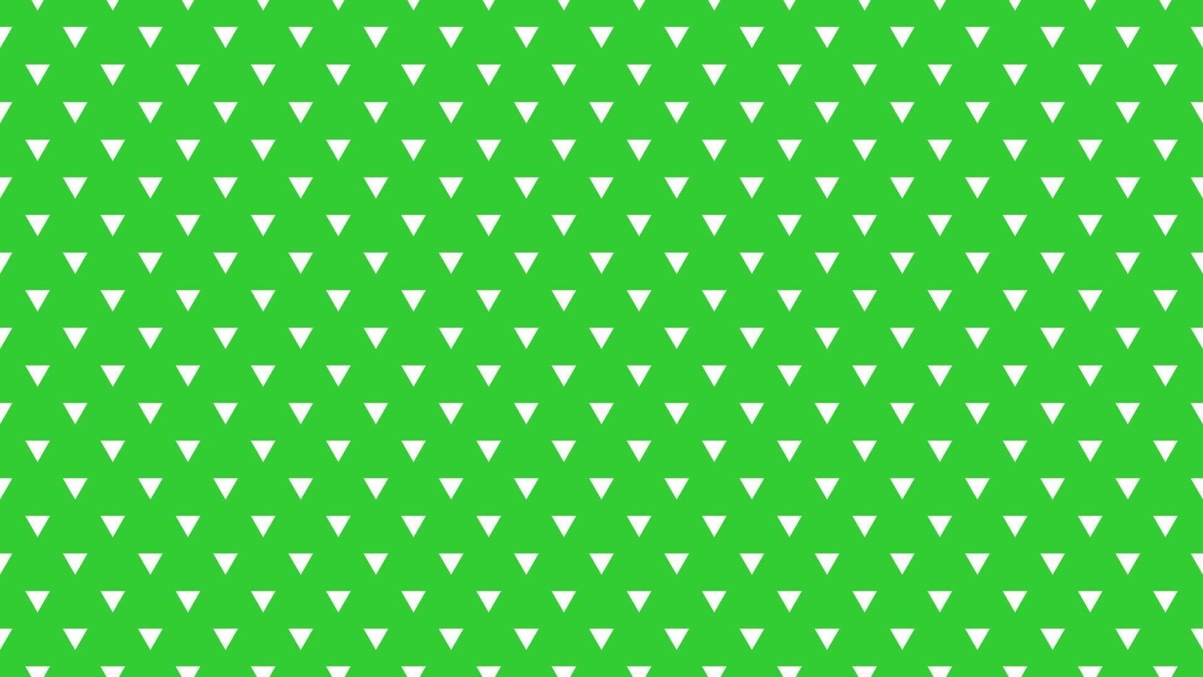 white color triangles over lime green background vector