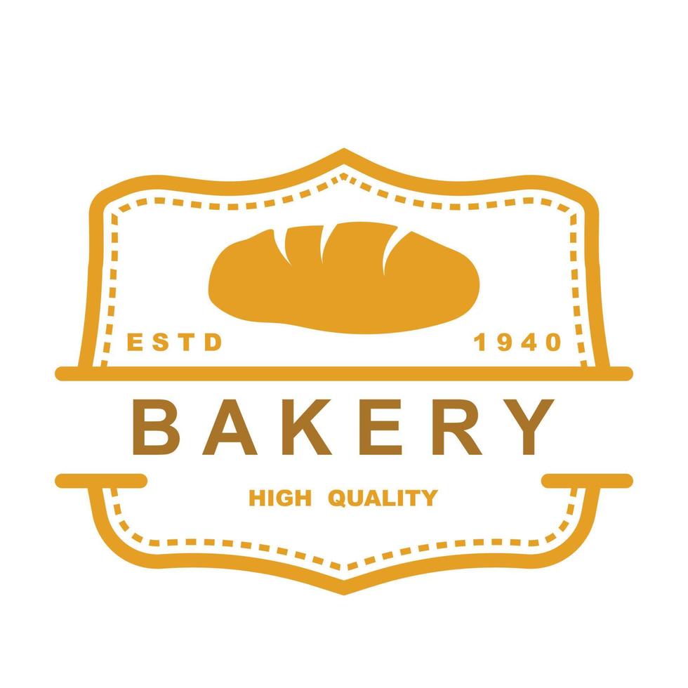 bakery logo template vector illustration