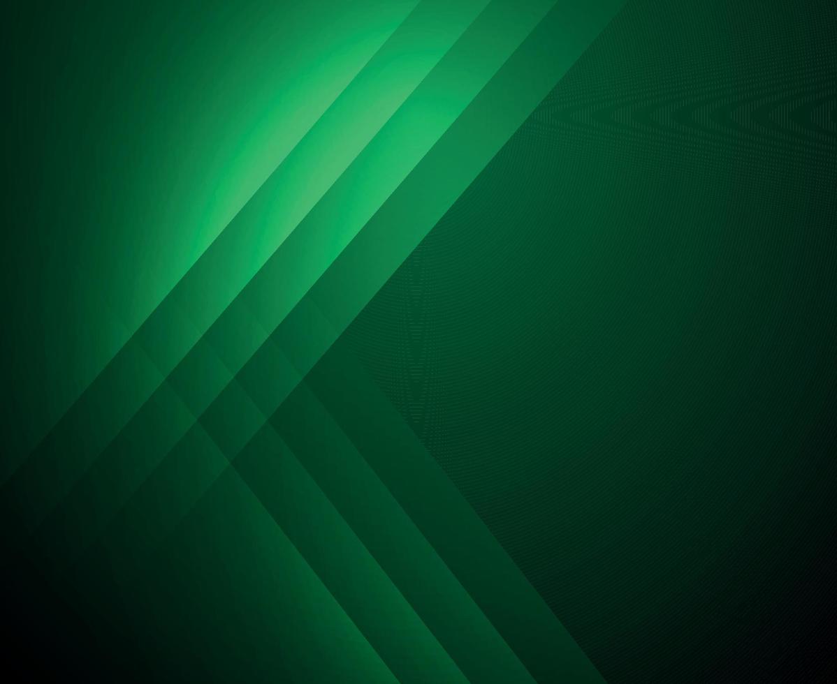 Ilustración de vector abstracto de diseño de fondo verde degradado