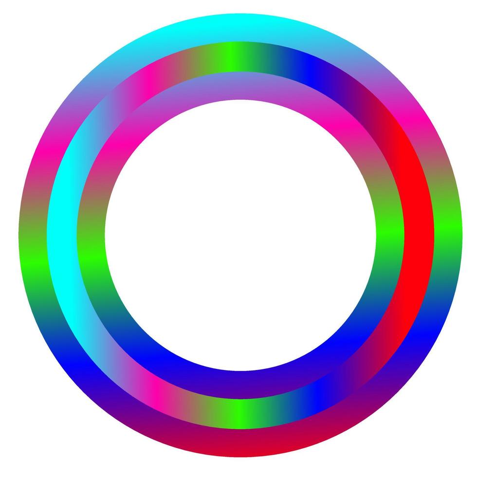 abstract colorful circle vector