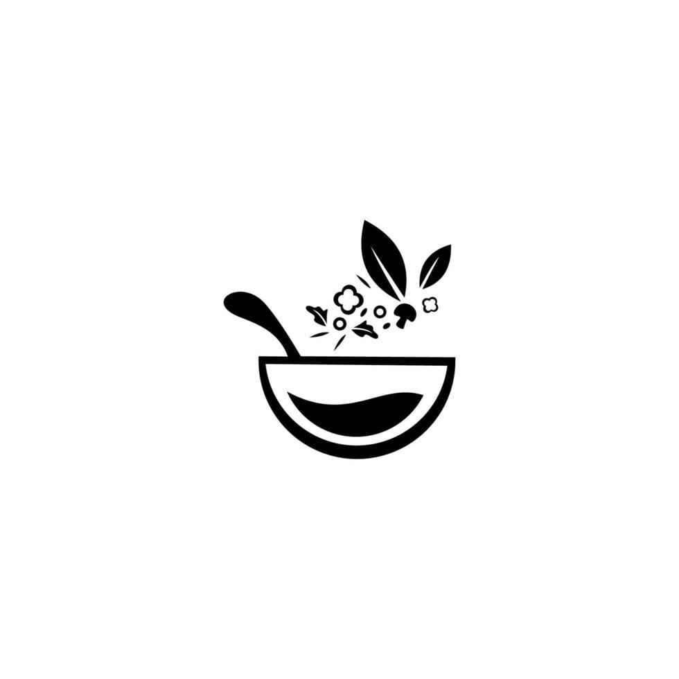 vector de alimentos saludables. plantilla de icono vectorial para restaurante vegano, menú dietético, productos naturales.