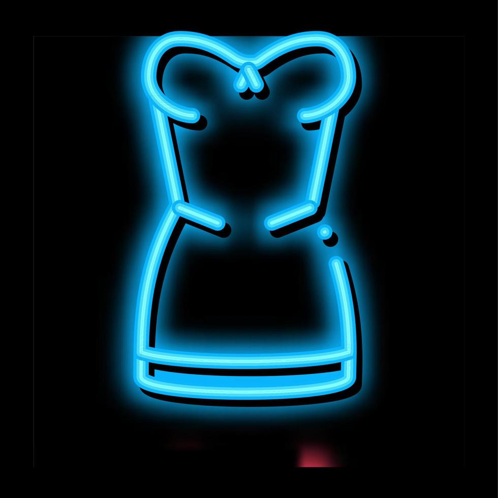 Elegant Lingerie neon glow icon illustration vector