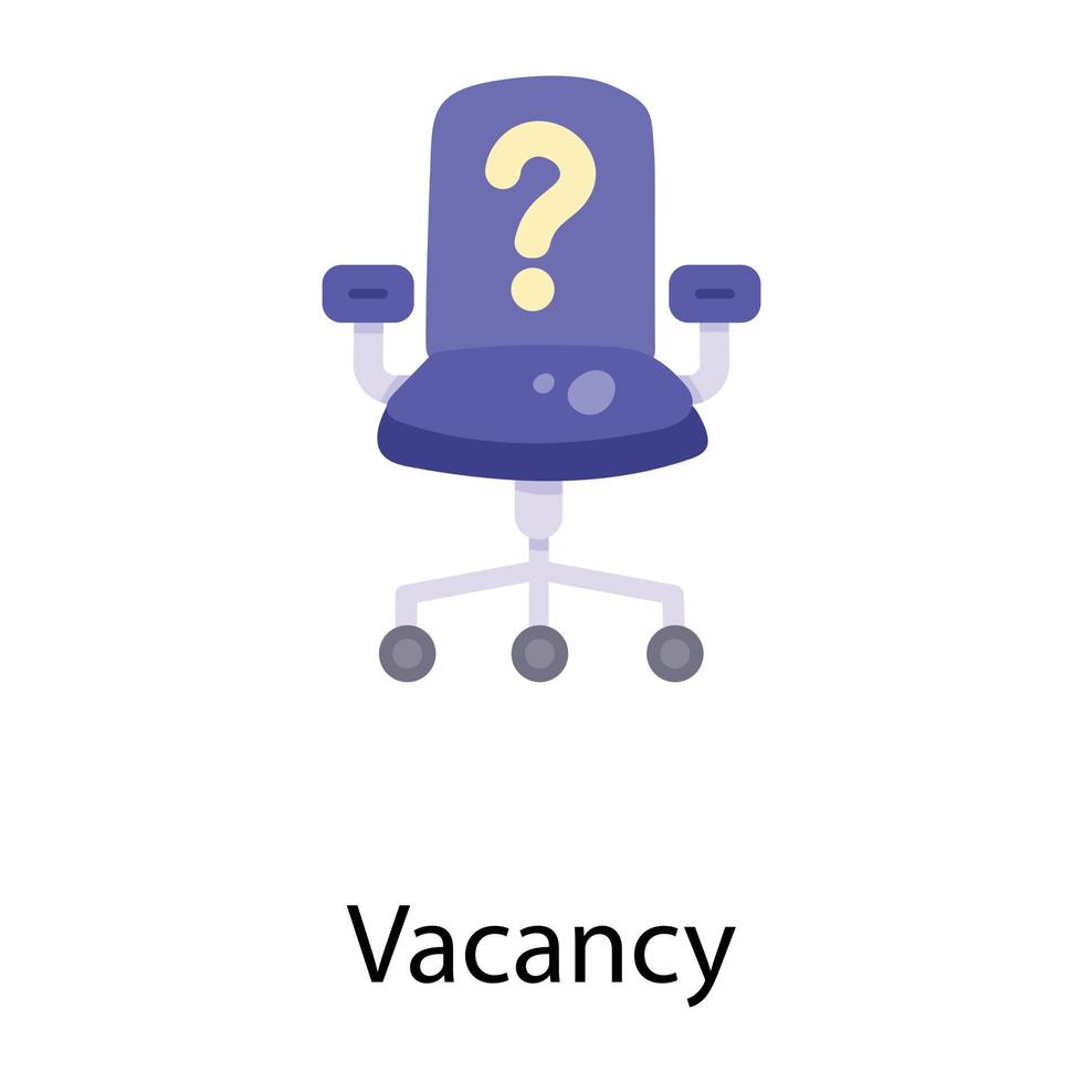 Trendy Vacancy Conecepts vector